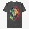 Adults * | Shoping Disney The Lion King Scar Mufasa Split T-Shirt