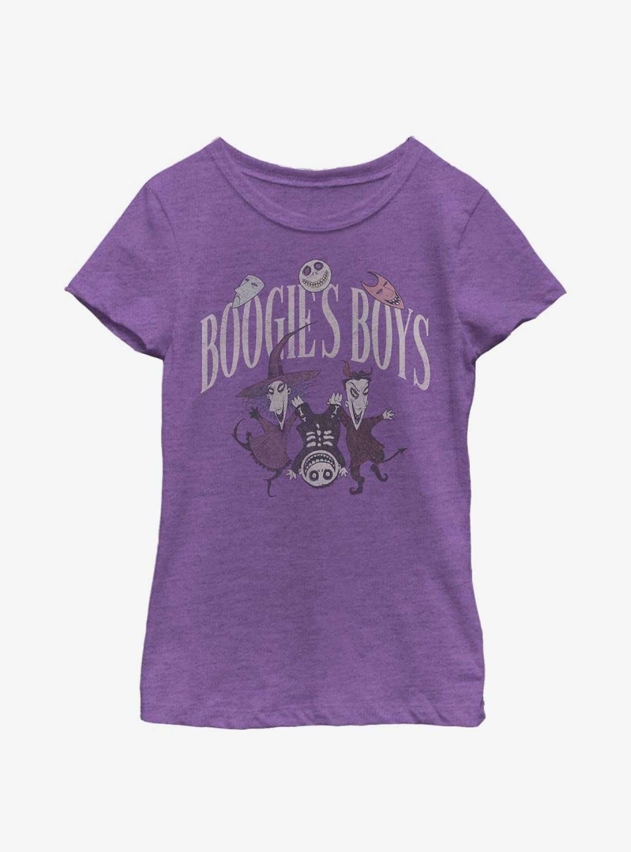 Kids * | Disney Nightmare Before Christmas Lock Shock Barrel Grp Youth Girls T-Shirt New