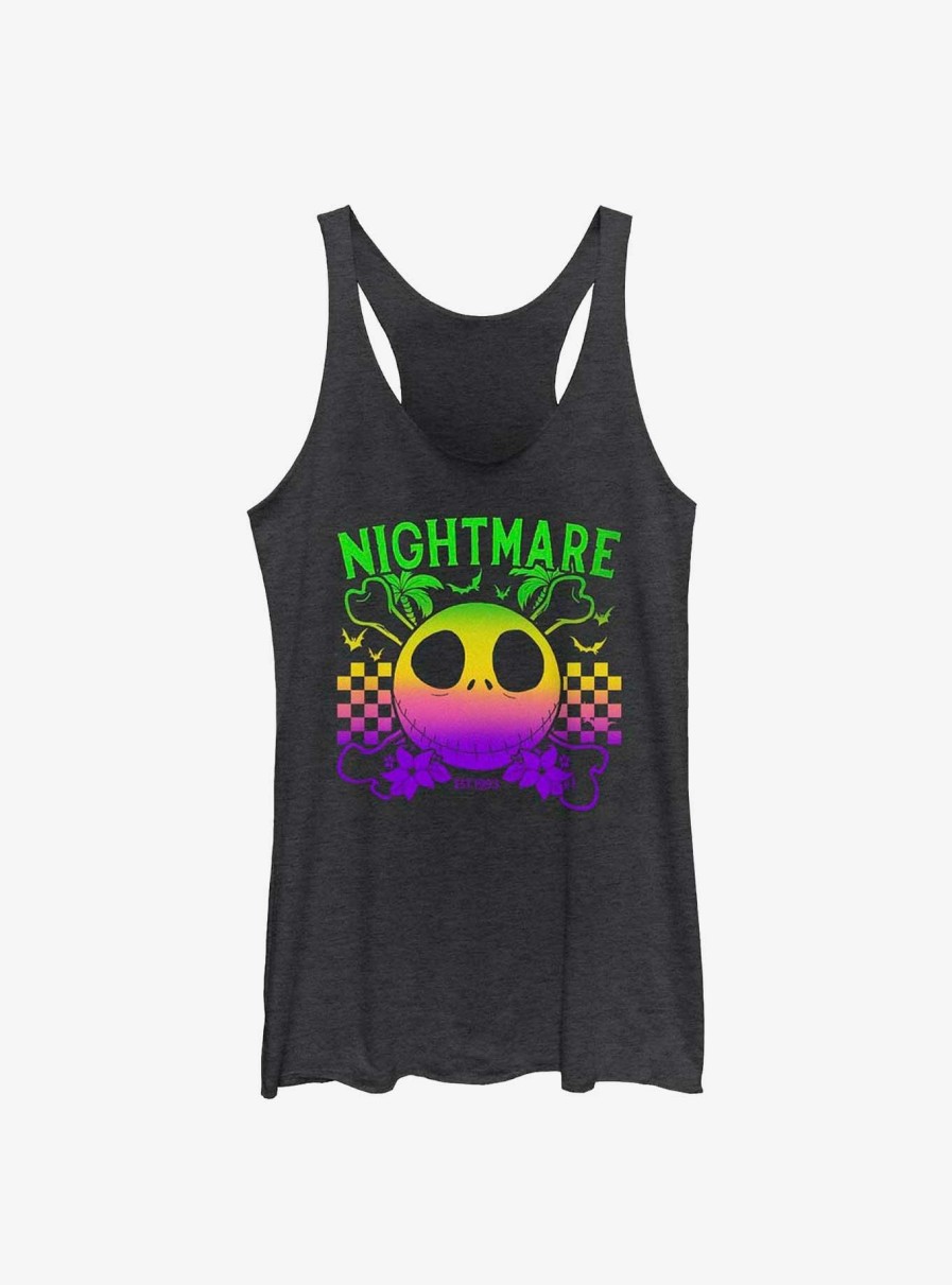 Adults * | Discounts Disney The Nightmare Before Christmas Jack Sunset Womens Tank Top