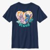 Kids * | Limit Offer Disney Lilo & Stitch Angel And Stitch Groovy Heart Youth T-Shirt