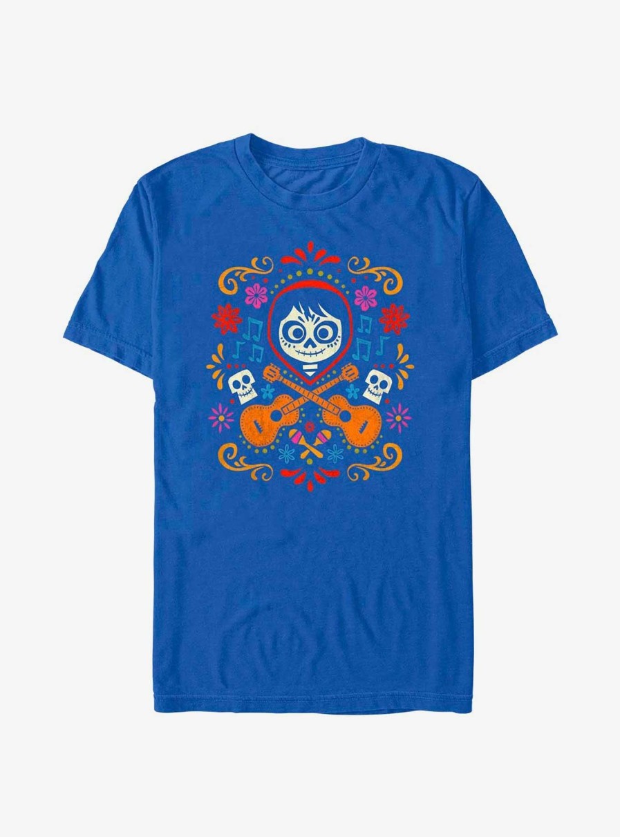 Adults * | Disney Pixar Coco Musical Miguel T-Shirt Flash Sale