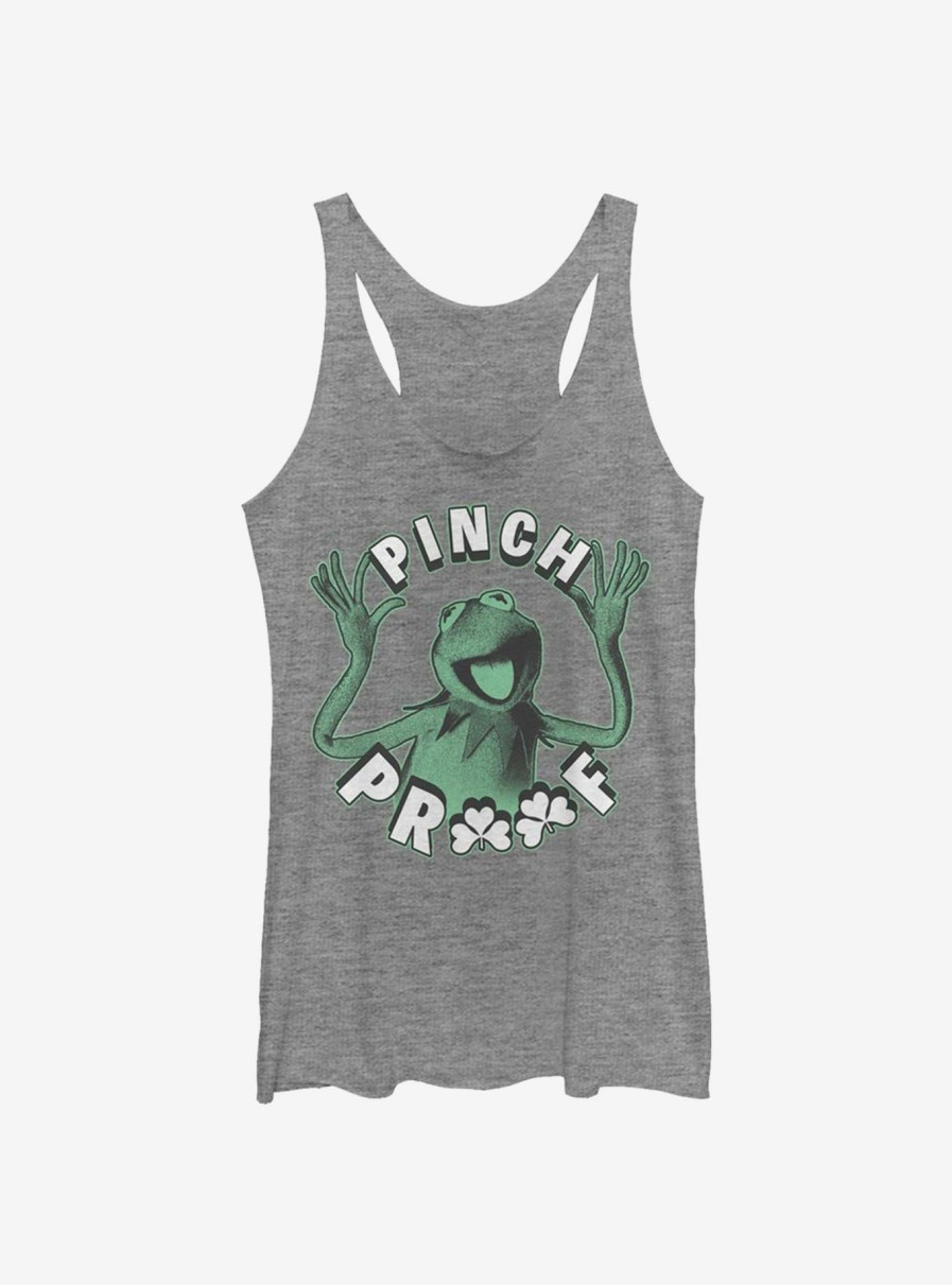 Adults * | Disney The Muppets Pinch Proof Kermit Womens Tank Top Bargain Sale