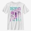 Kids * | Disney Descendants Sketch Group Youth T-Shirt Outlet