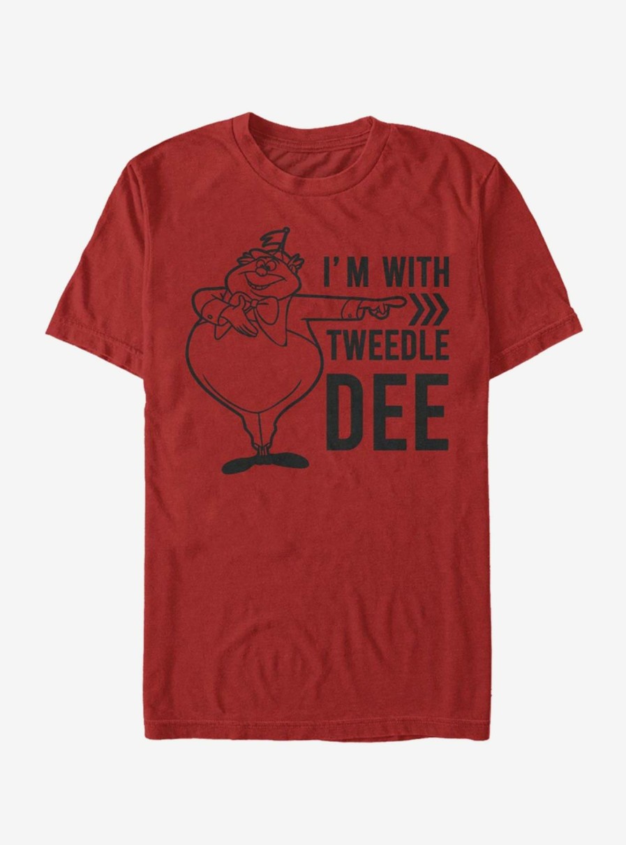 Adults * | Exclusive Design Disney Alice In Wonderland Tweedle Dee Dum Dee T-Shirt