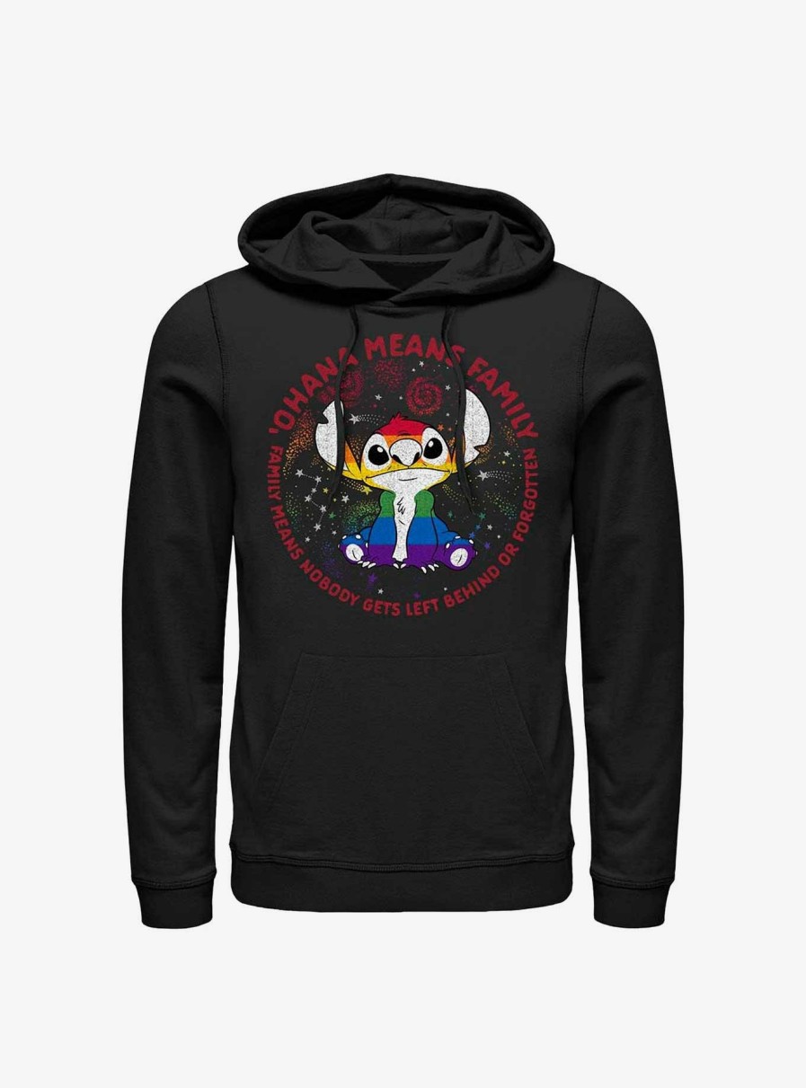 Adults * | Disney Lilo & Stitch Ohana Pride Hoodie Top Sellers