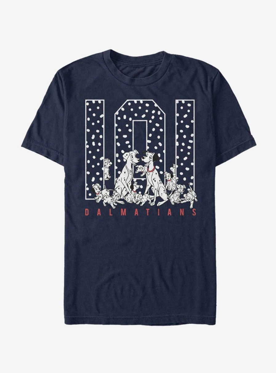 Adults * | Reasonable Price Disney 101 Dalmatians One Oh One Spots T-Shirt