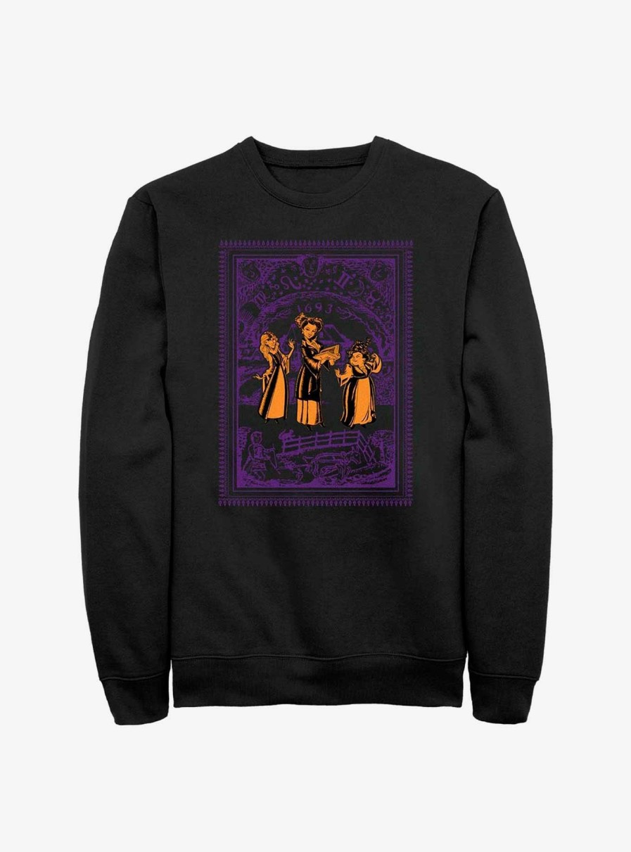 Adults * | Limit Offer Disney Hocus Pocus Animated Sanderson Sisters Sweatshirt