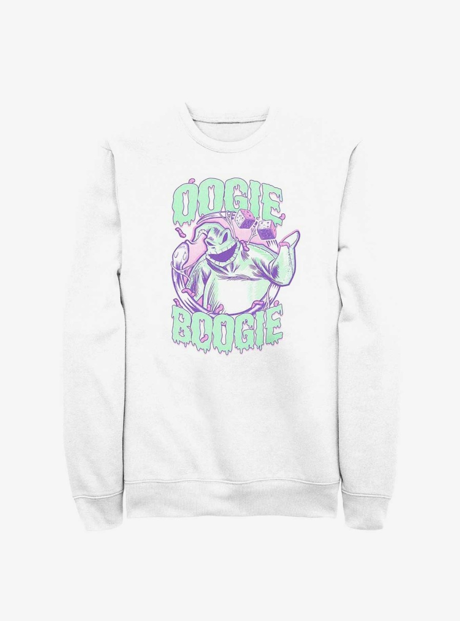 Adults * | Latest Disney The Nightmare Before Christmas Oogie Boogie Sweatshirt