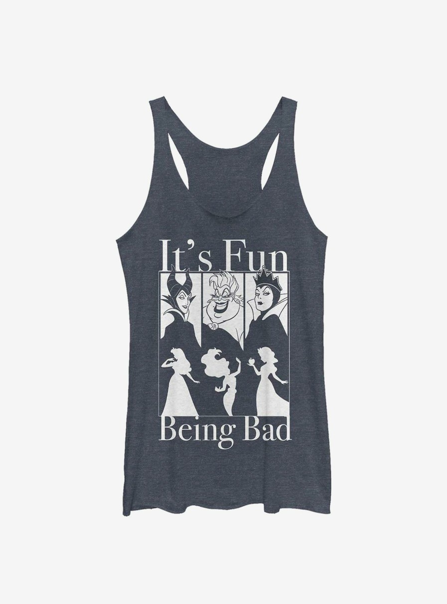 Adults * | Disney Villains Bad Fun Womens Tank Top Flash Sale