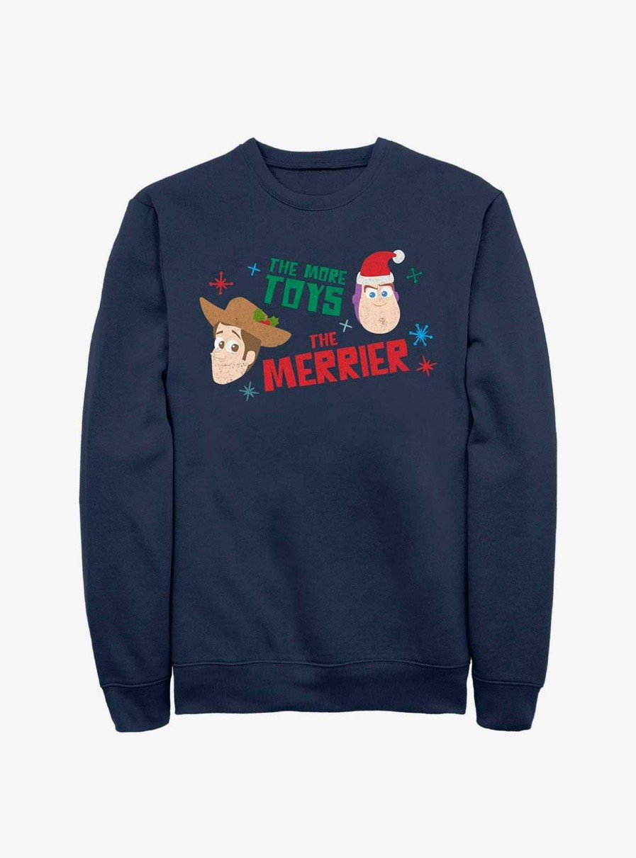 Adults * | Disney Pixar Toy Story More Toys The Merrier Sweatshirt Discount Sale