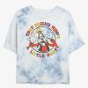 Adults * | Offering Discounts Disney Goofy A Little Goofy Womens Tie-Dye Crop T-Shirt