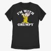 Adults * | Exclusive Design Disney Snow Whte & The Seven Dwarfs With Grumpy Womens T-Shirt