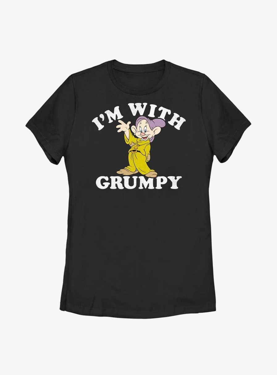 Adults * | Exclusive Design Disney Snow Whte & The Seven Dwarfs With Grumpy Womens T-Shirt