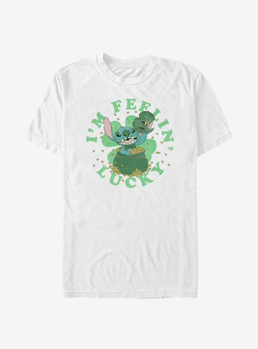 Adults * | Disney Lilo And Stitch I'M Feelin' Lucky T-Shirt Clearance