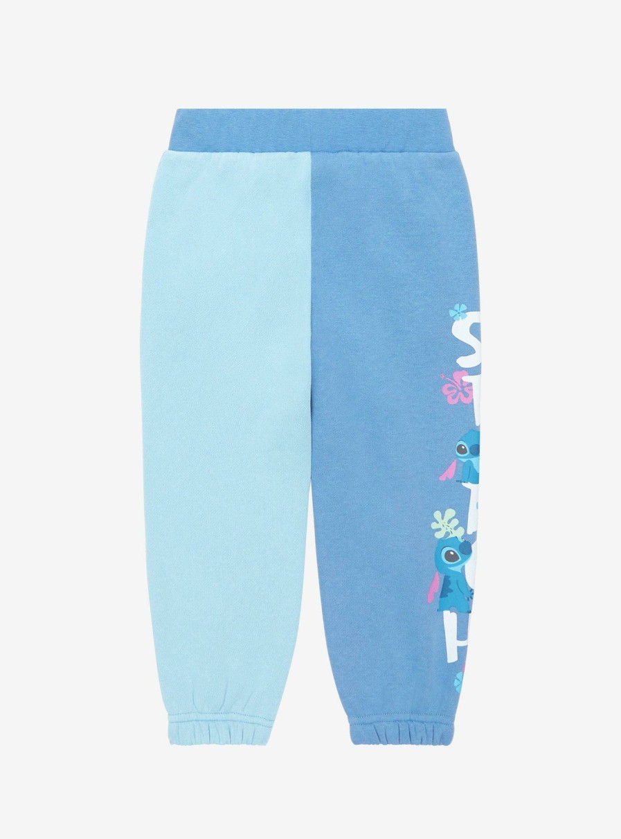 Kids * | Online Store Disney Lilo & Stitch Color Block Toddler Joggers