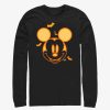 Adults * | Disney Mickey Mouse Pumpkin Long-Sleeve T-Shirt Flash Sale