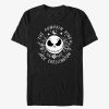 Adults * | Exclusive Design Disney The Nightmare Before Christmas Jack Skellington Pumpkin King Face T-Shirt