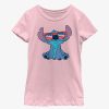 Kids * | Best Quality Disney Lilo And Stitch Sunglasses Youth Girls T-Shirt