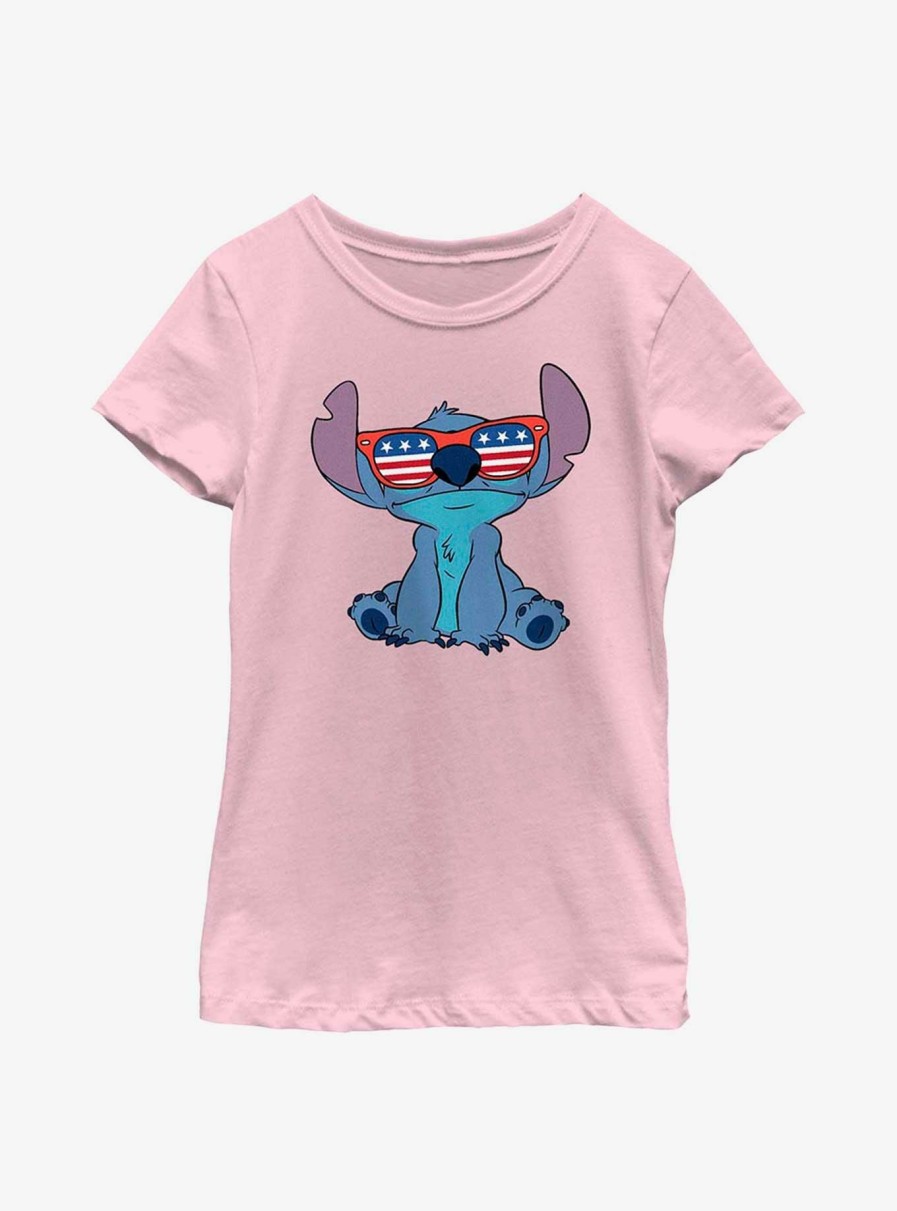 Kids * | Best Quality Disney Lilo And Stitch Sunglasses Youth Girls T-Shirt