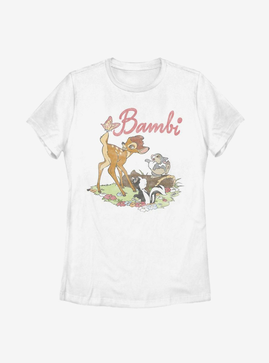 Adults * | Reasonable Price Disney Bambi Title Screen Womens T-Shirt