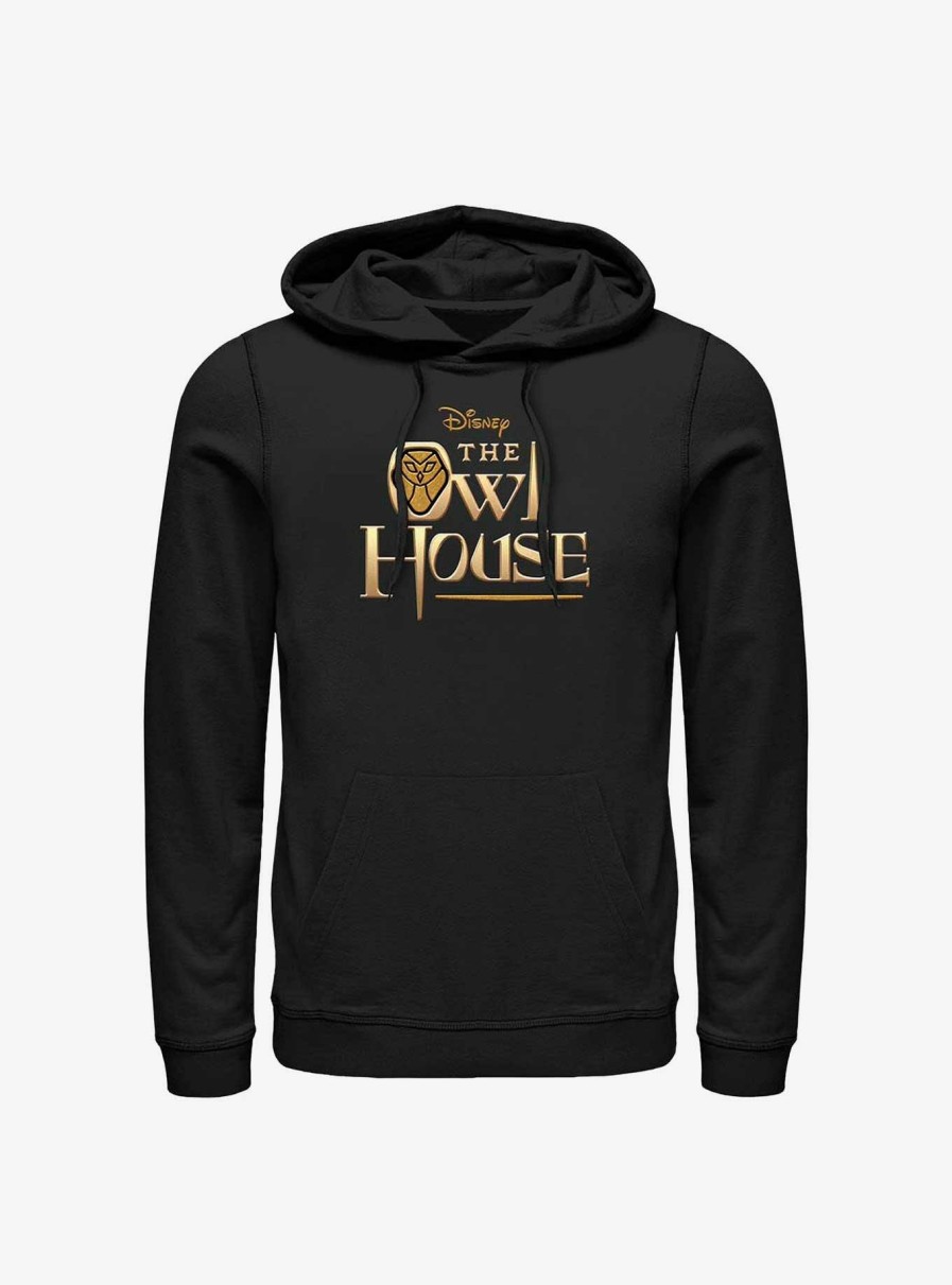 Adults * | Disney The Owl House Gold Logo Hoodie Large Choice