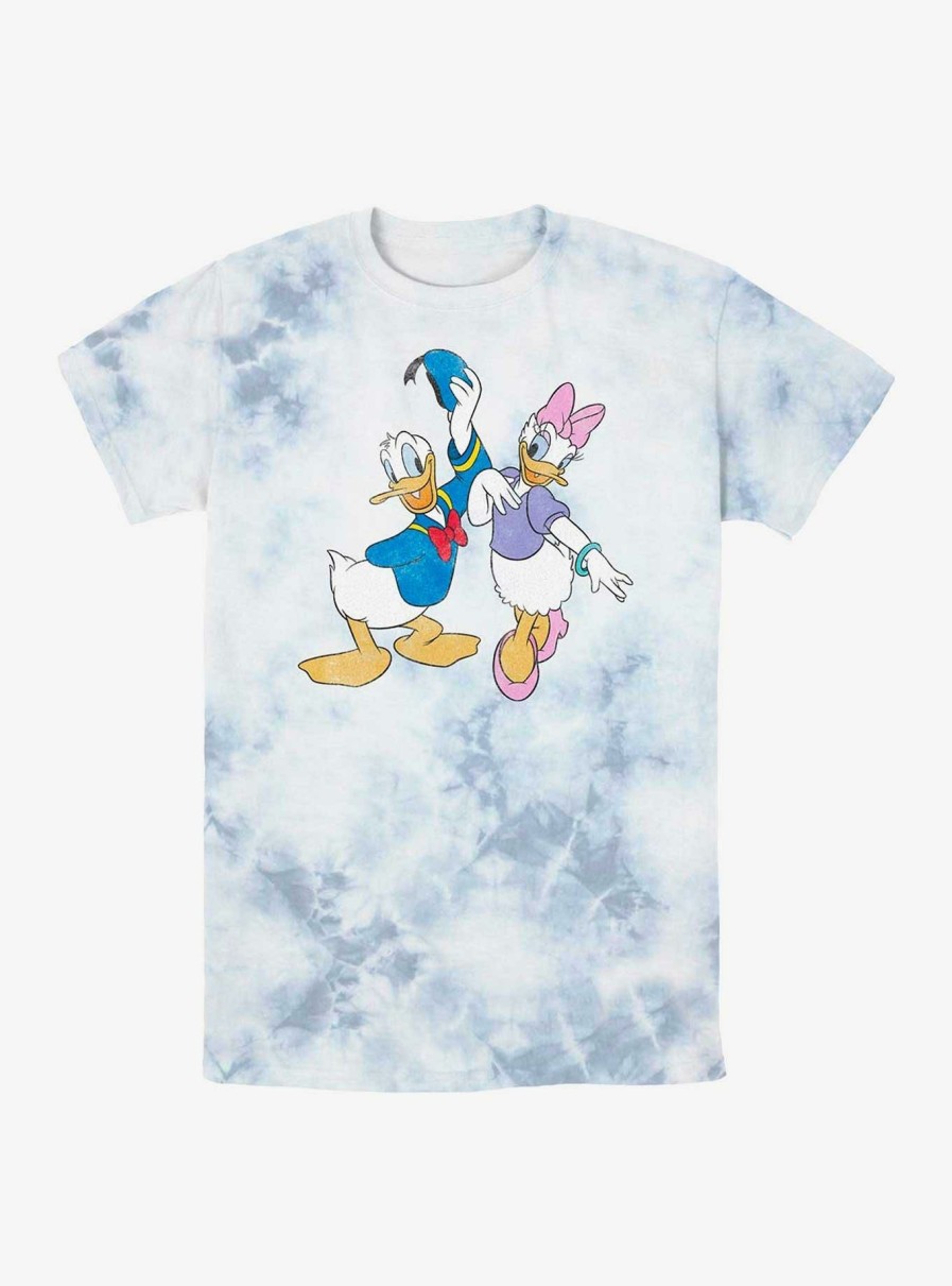 Adults * | Online Store Disney Donald Duck And Daisy Tie-Dye T-Shirt