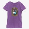 Kids * | Shoping Disney Aladdin 30Th Anniversary Aladdin & Jasmine Frame Youth Girls T-Shirt