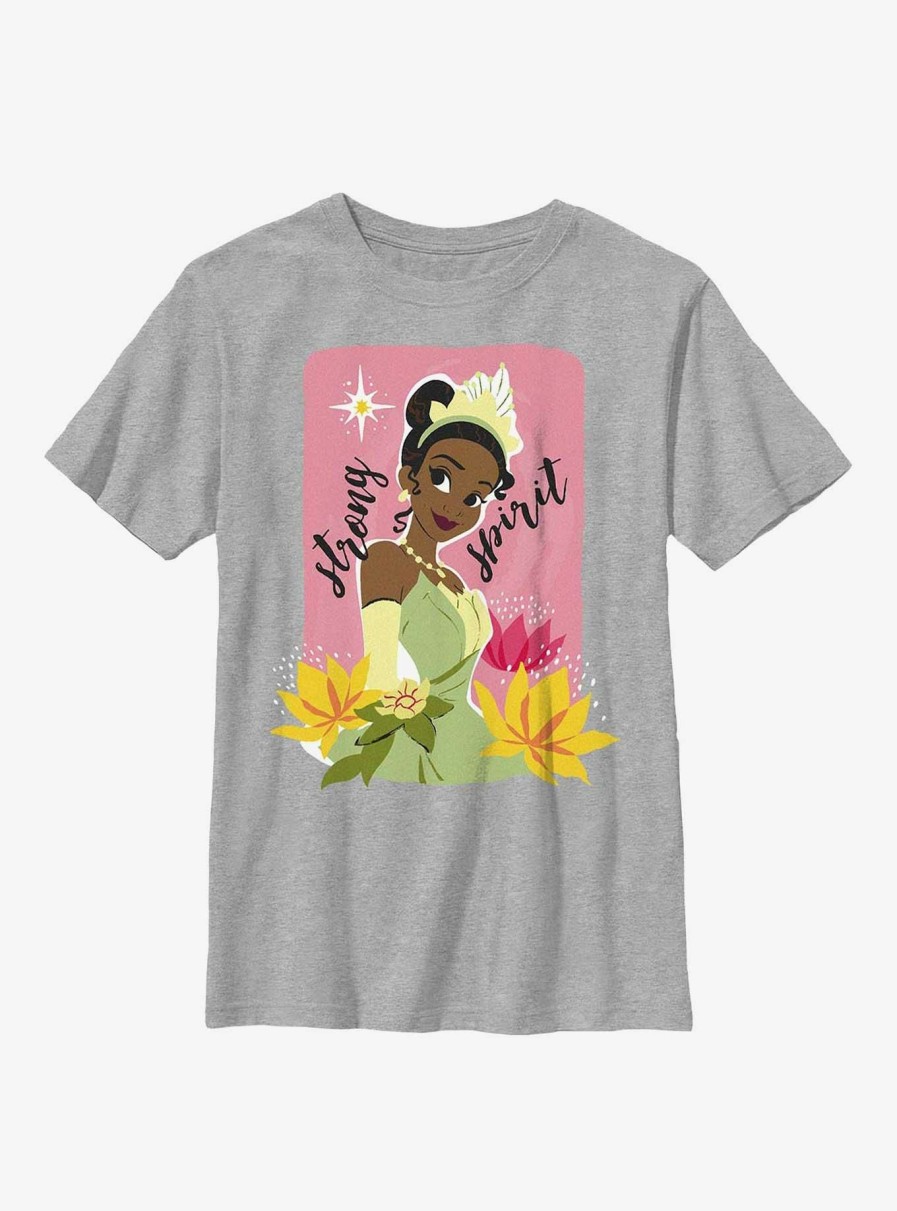 Kids * | Disney The Princess And The Frog Princess Tiana Strong Spirit Youth T-Shirt New