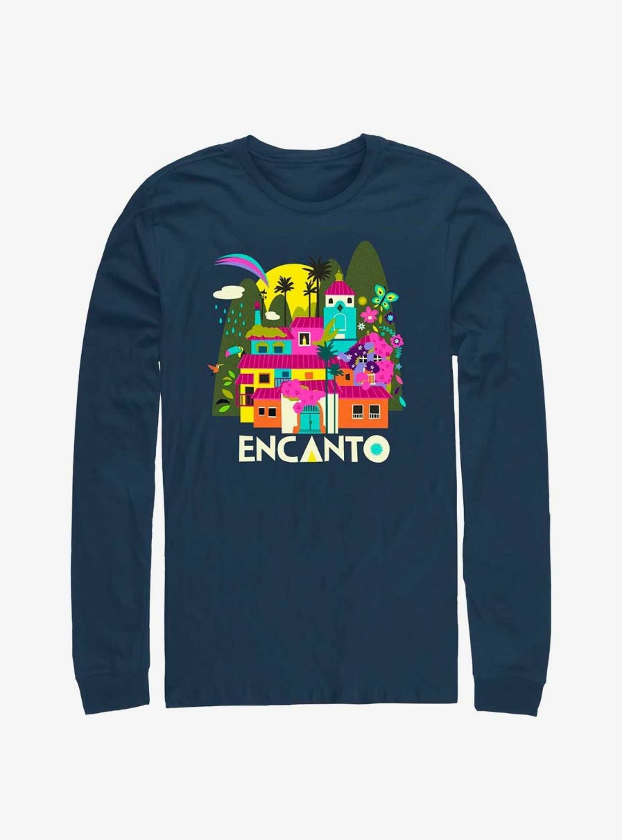 Adults * | Disney Encanto Casita Art Long-Sleeve T-Shirt Bargain Sale