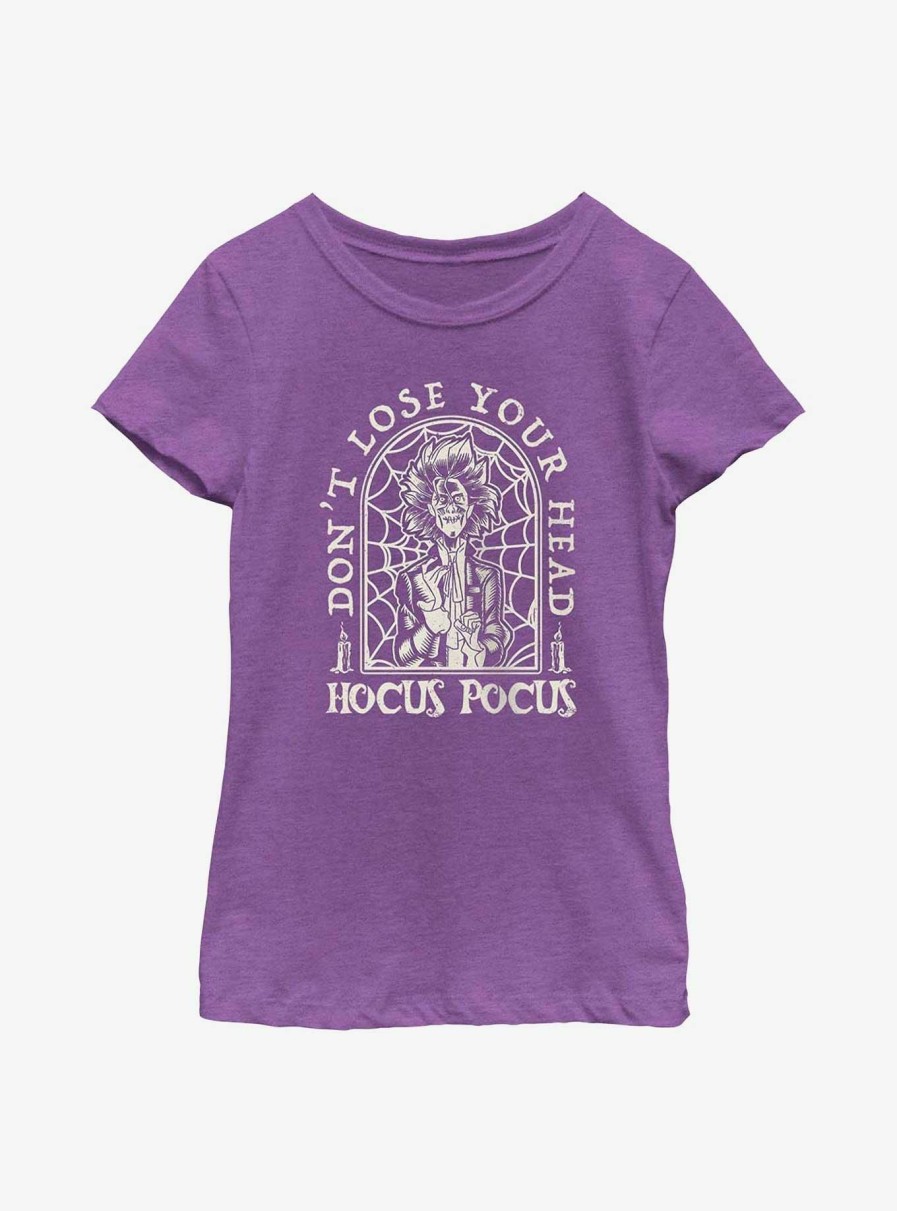 Kids * | Shoping Disney Hocus Pocus 2 Don'T Lose Your Head Billy Tombstone Youth Girls T-Shirt