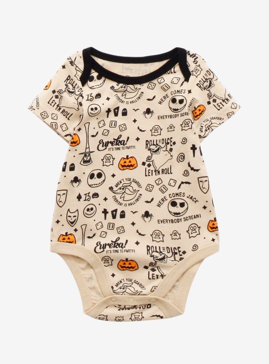 Kids * | Disney The Nightmare Before Christmas Icons Infant One-Piece 100% Guarantee