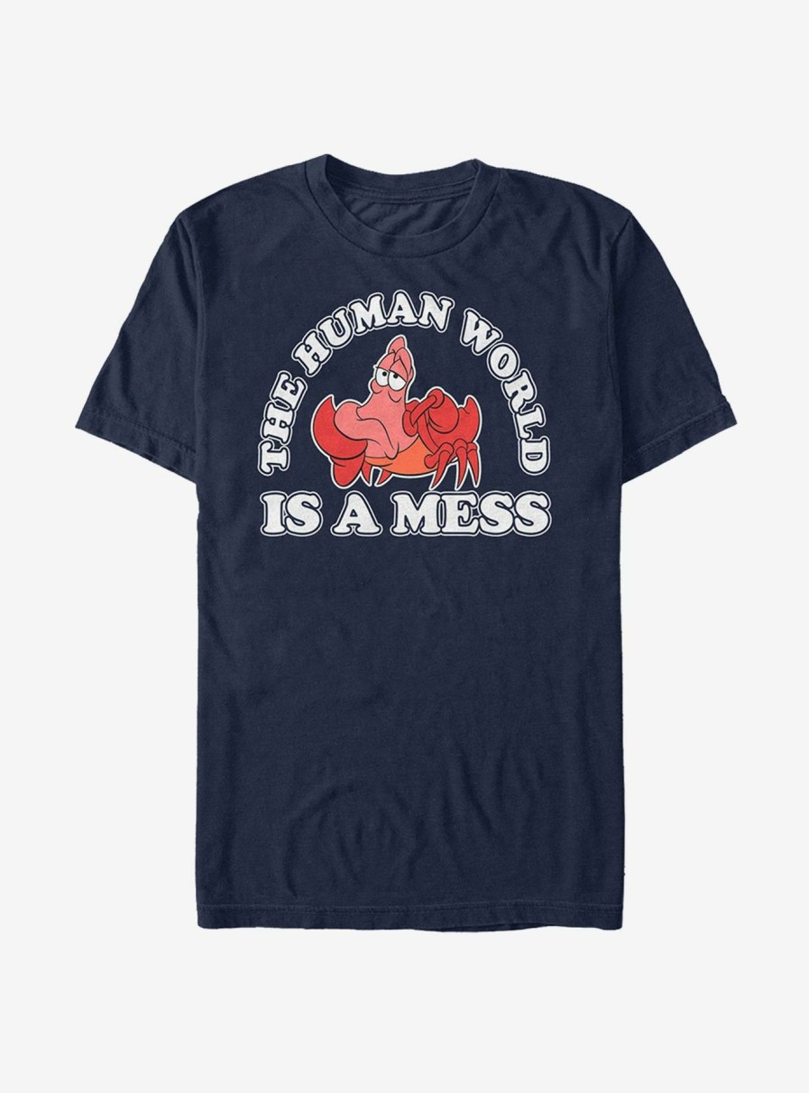 Adults * | Best Guaranteed Disney The Little Mermaid Sebastian Mess T-Shirt