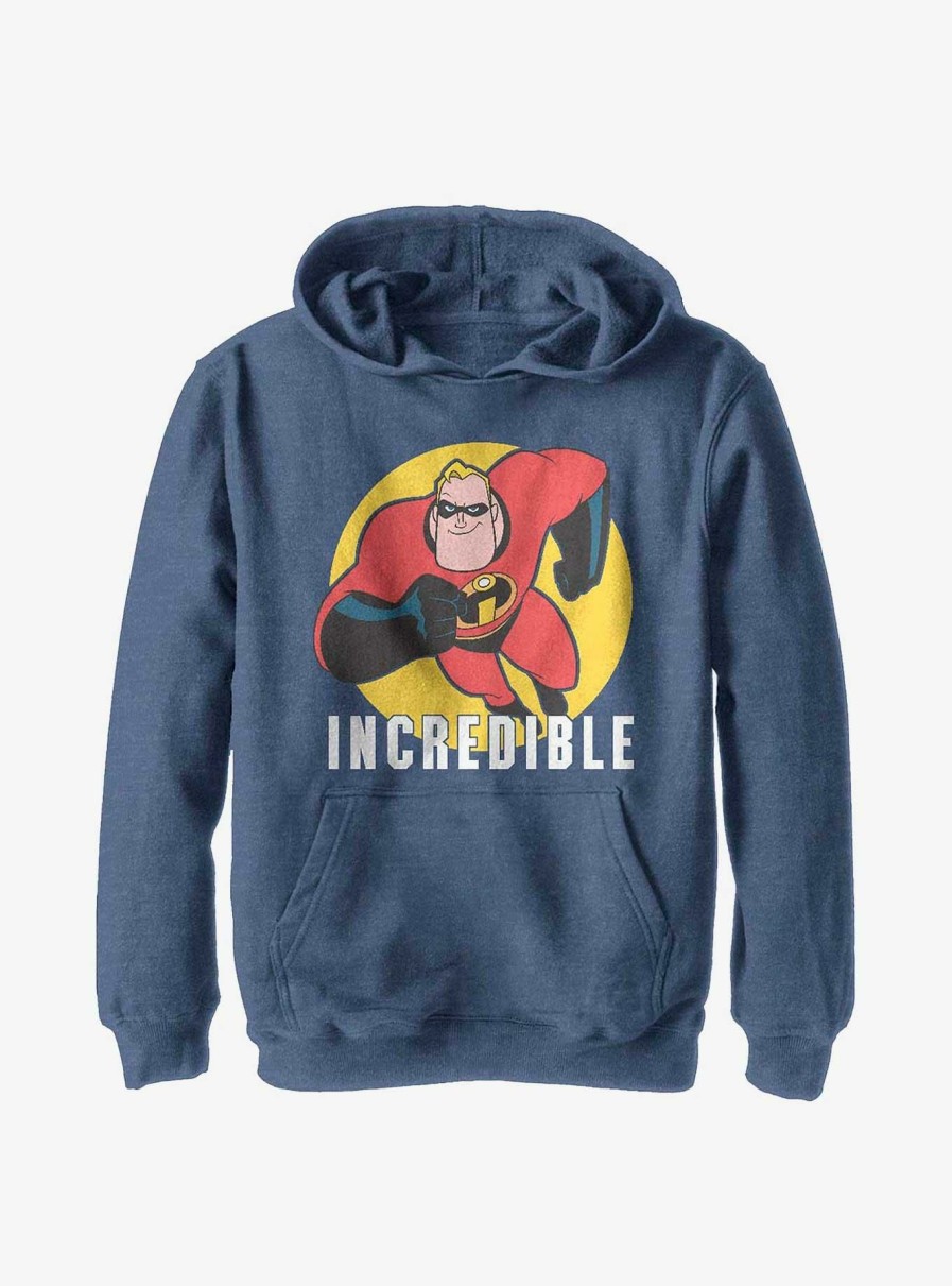 Kids * | Disney Pixar The Incredibles Mister Incredible Youth Hoodie Typical Style