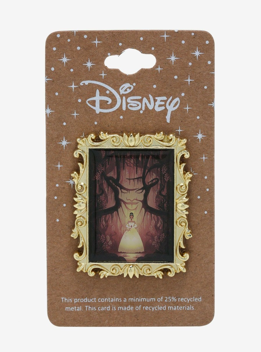 Accessories * | Latest Disney The Princess And The Frog Tiana & Dr. Facilier Frame Enamel Pin Boxlunch Exclusive