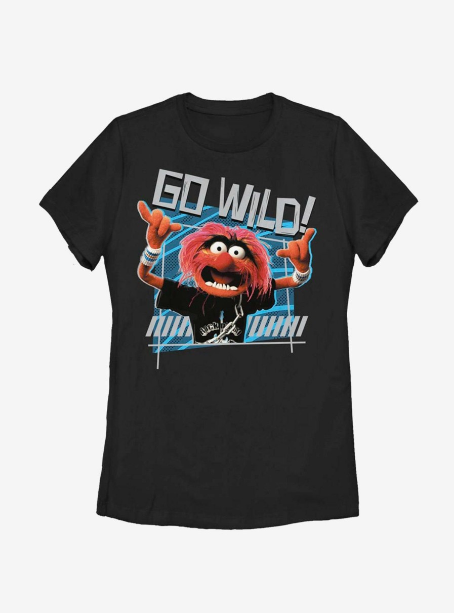 Adults * | Disney The Muppets Animal Wild Womens T-Shirt Flash Sale