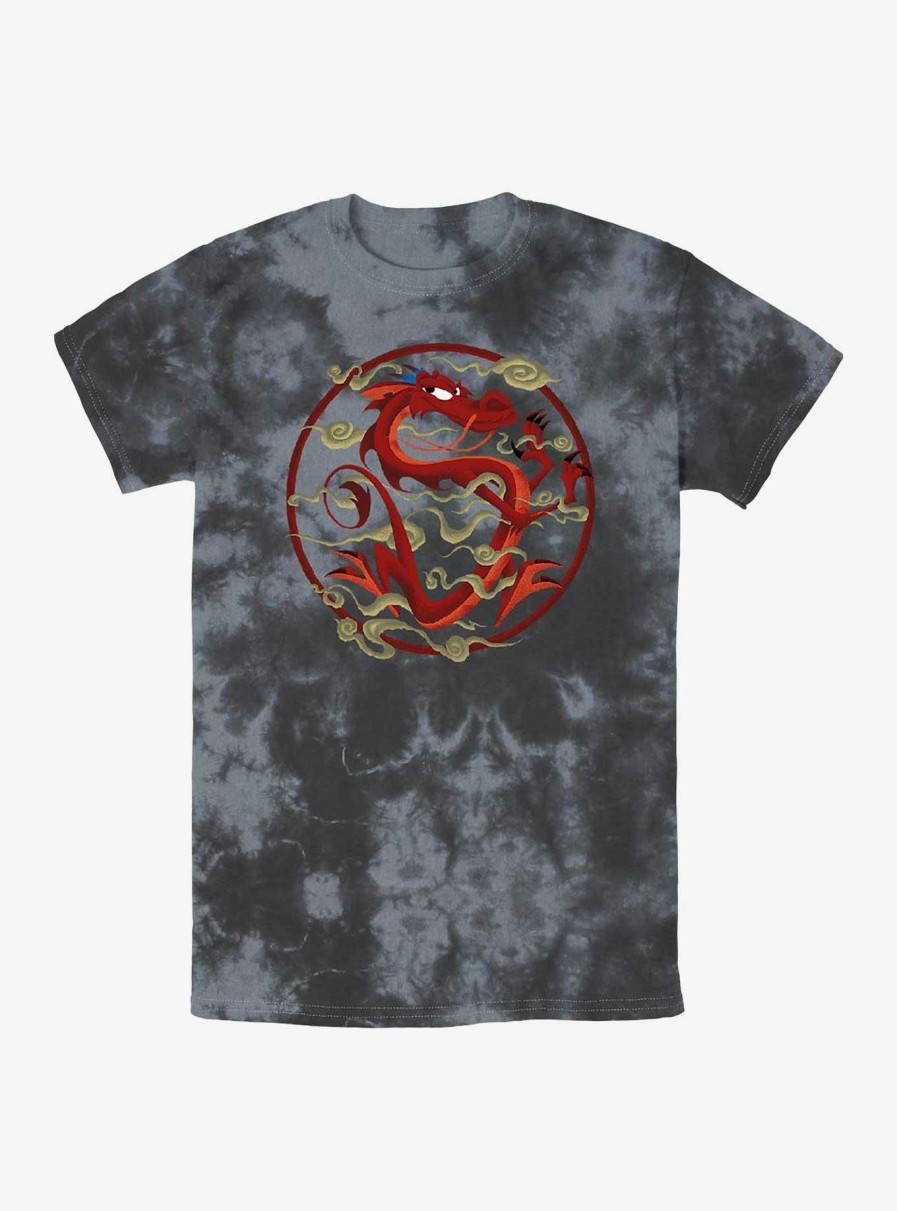 Adults * | Hot Selling Disney Mulan Mushu Inner Circle Tie-Dye T-Shirt