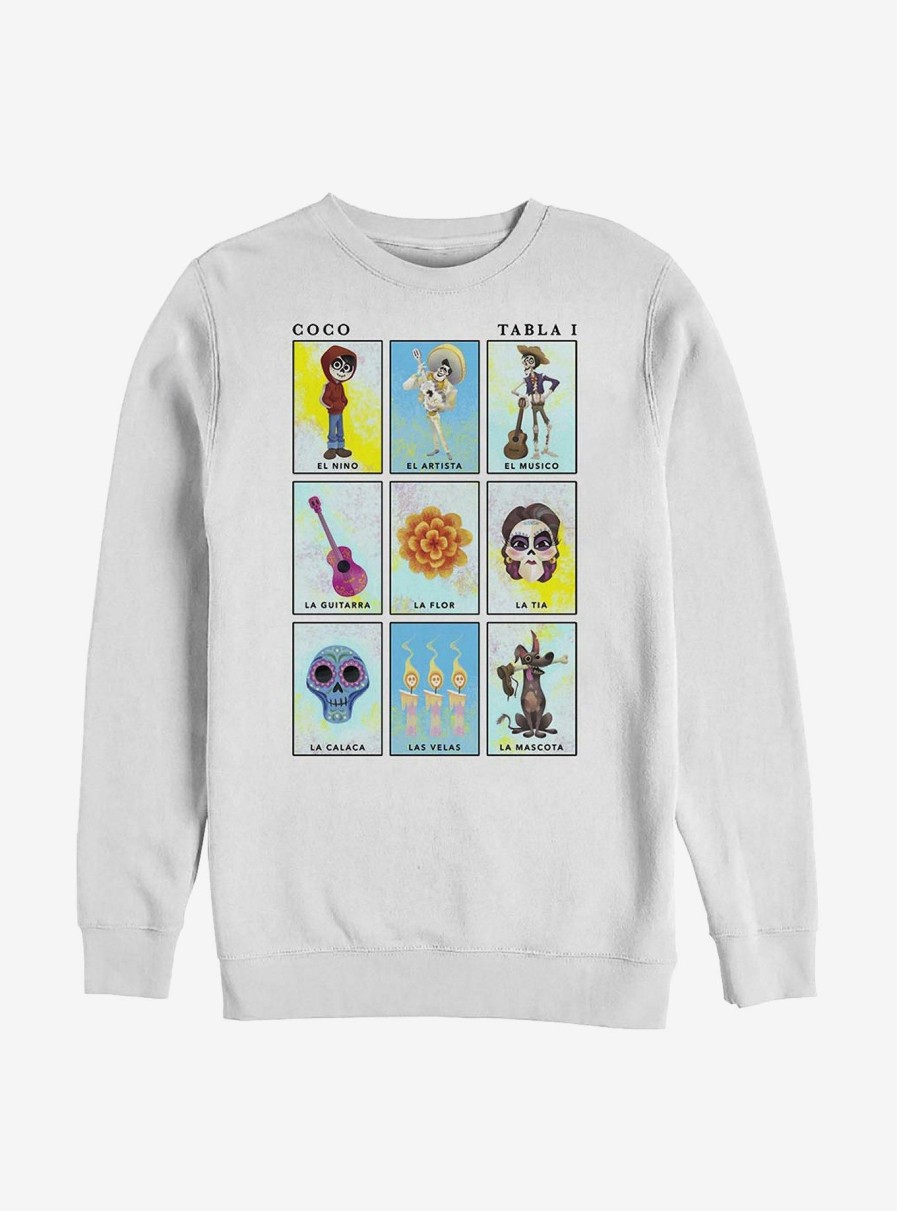 Adults * | Disney Pixar Coco Cards Sweatshirt Outlet