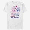 Adults * | Hot Selling Disney Lilo And Stitch Angel Together T-Shirt