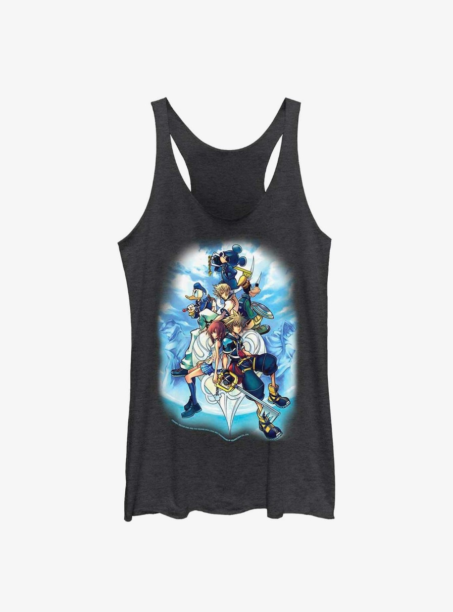 Adults * | Disney Kingdom Hearts Sky Group Womens Tank Top Best Sellers