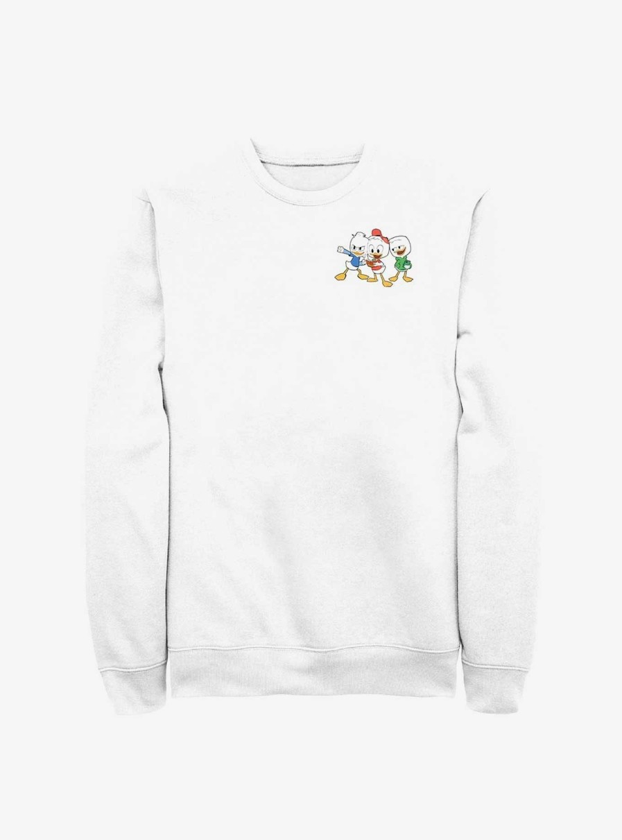 Adults * | Disney Ducktales Corner Triplets Sweatshirt Discount Sale