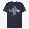 Adults * | Disney Lilo & Stitch Tropic Stitch Flag T-Shirt Outlet