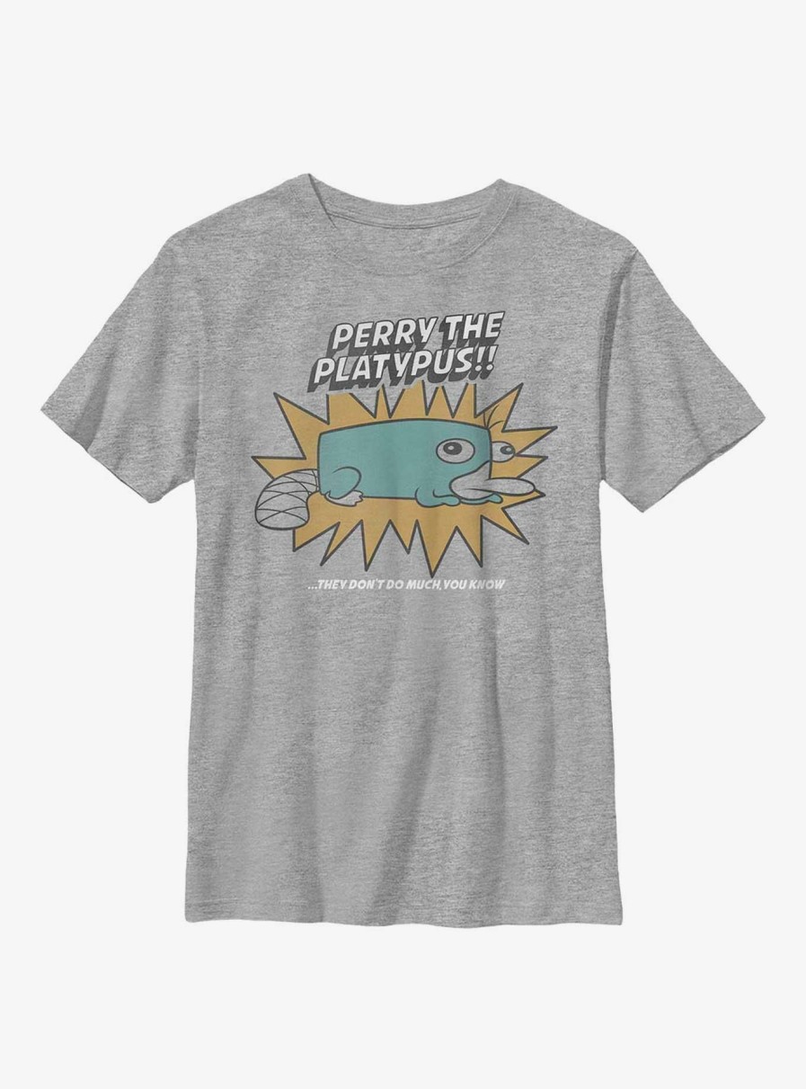 Kids * | Disney Phineas And Ferb Perry The Platypus Youth T-Shirt Original