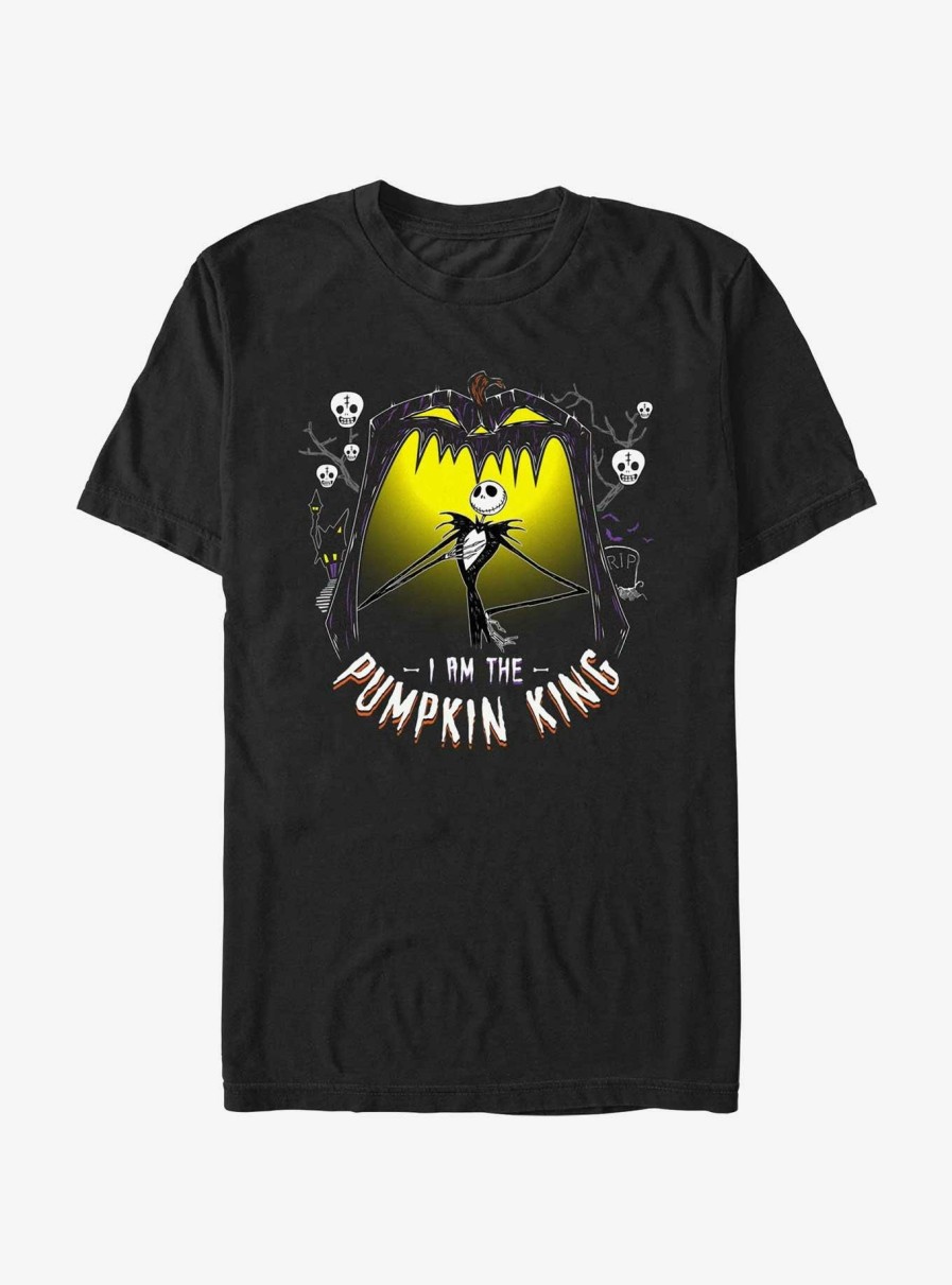 Adults * | Best Quality Disney The Nightmare Before Christmas I Am The Pumpkin King T-Shirt