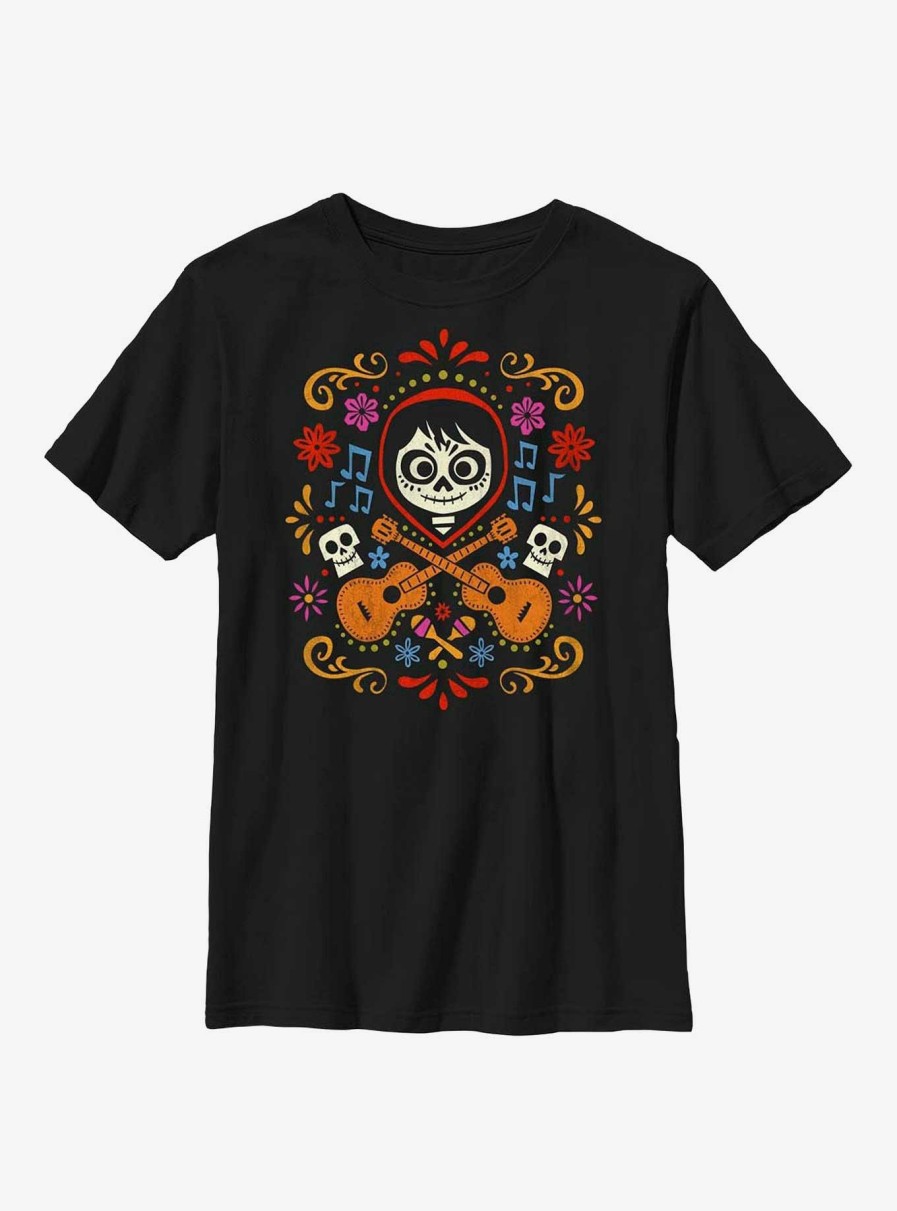 Kids * | Disney Pixar Coco Musical Miguel Youth T-Shirt Flash Sale