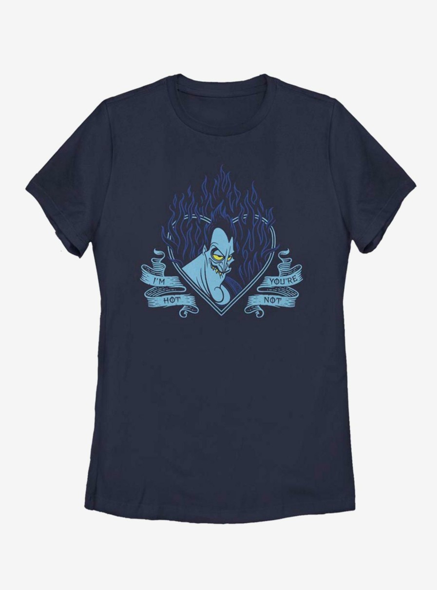 Adults * | Sale Online Disney Hercules Hades I'M Hot Youre Not Womens T-Shirt