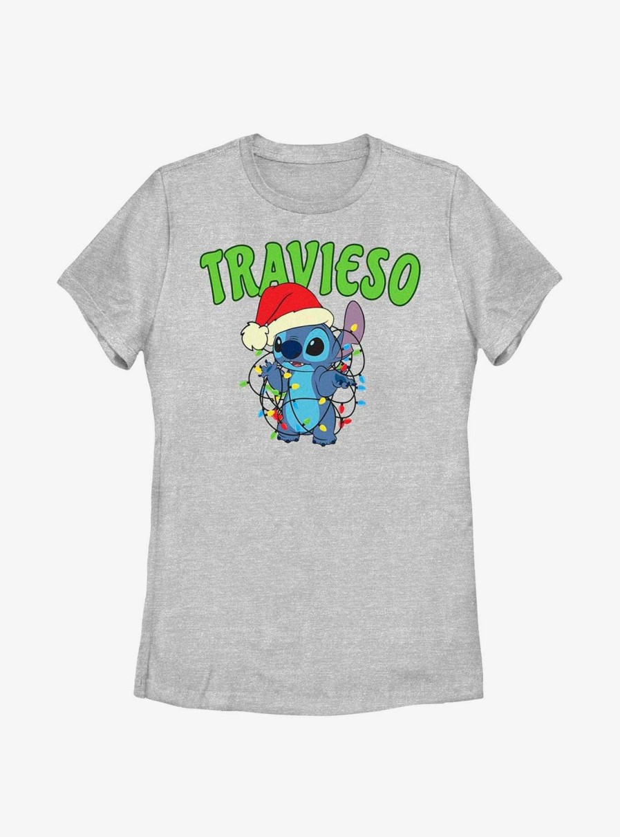 Adults * | Latest Disney Lilo & Stitch Travieso Naughty In Spanish Womens T-Shirt