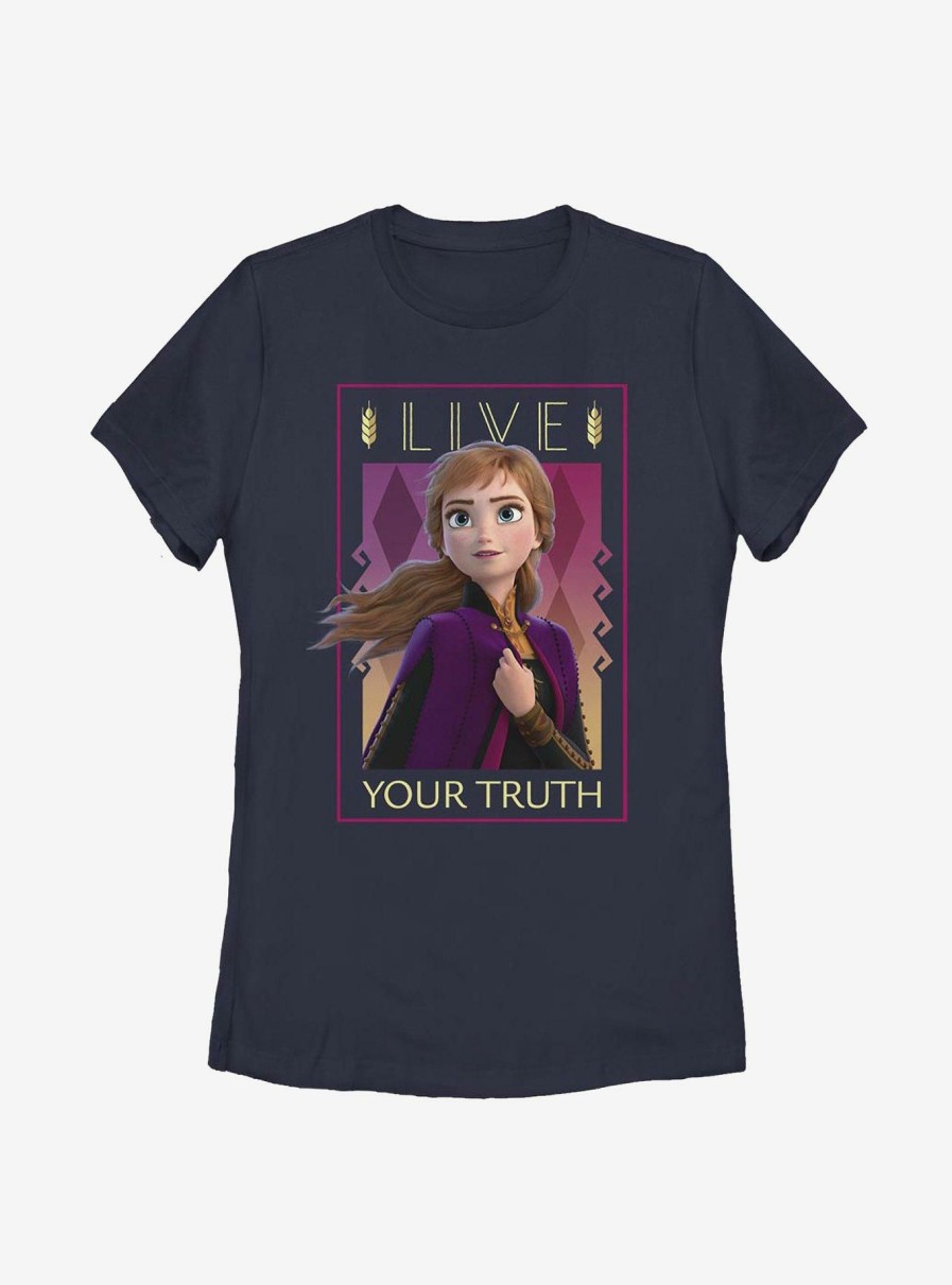 Adults * | Disney Frozen 2 Anna Lives Truth Womens T-Shirt Cut Price