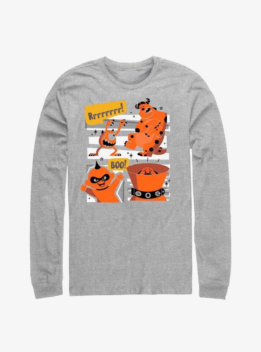 Adults * | Reasonable Price Disney Pixar Spooktober Long-Sleeve T-Shirt