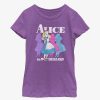 Kids * | Sale Online Disney Alice In Wonderland Trippy Alice Youth Girls T-Shirt