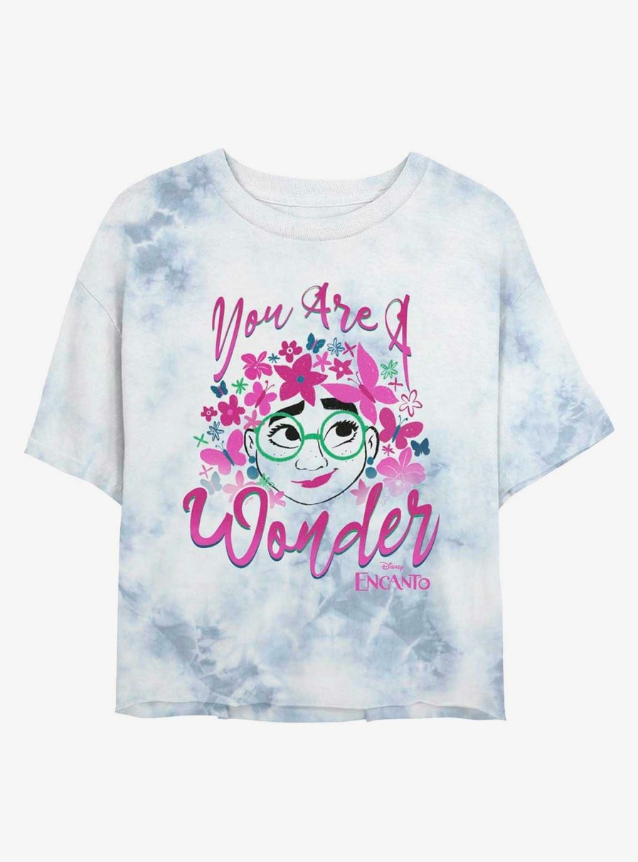 Adults * | Best Quality Disney Encanto You Are A Wonder Tie-Dye Womens Crop T-Shirt